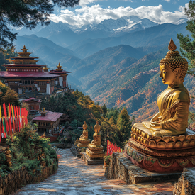 6 дней в Бутане, йога тур Королевский отдых (Бутан)